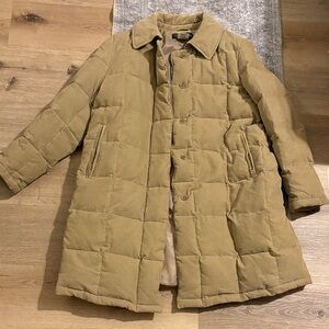 Harve Benard woman’s long Beige Puffer Coat